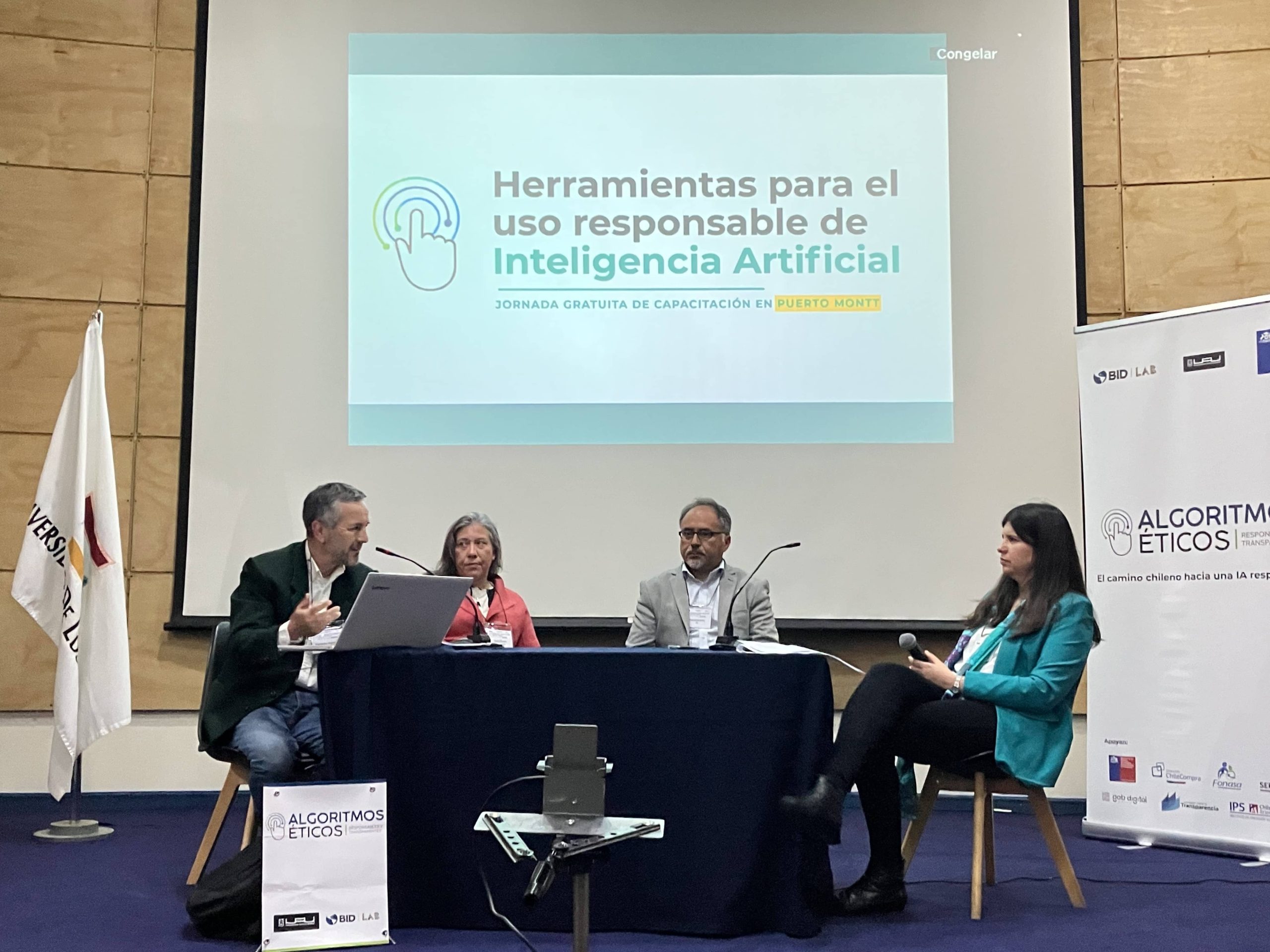 Proyecto Algoritmos Éticos realizó jornada sobre el uso responsable y ético de la inteligencia artificial en Puerto Montt