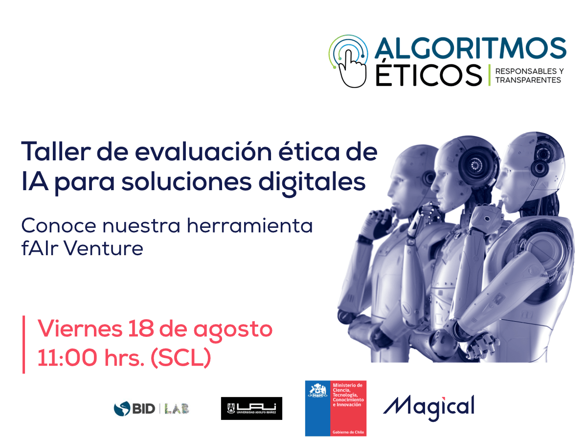 Workshop gratuito para startups: evaluación ética de soluciones de IA con herramienta fAIr Venture
